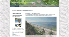 Desktop Screenshot of danmarksstrandguide.dk